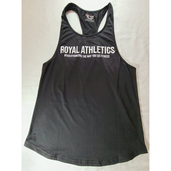 Royal Athletics Black Dri-Fit Slinger Top Size Medium NWOT Racerback - Picture 1 of 5